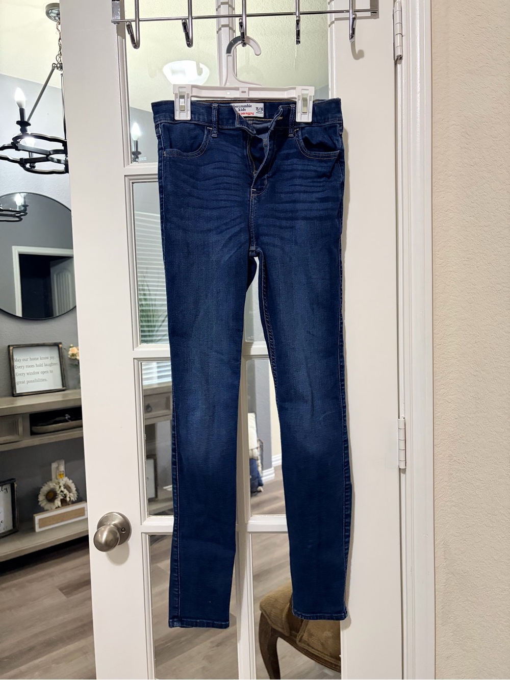 abercrombie kids Dark Blue Skinny Jeans